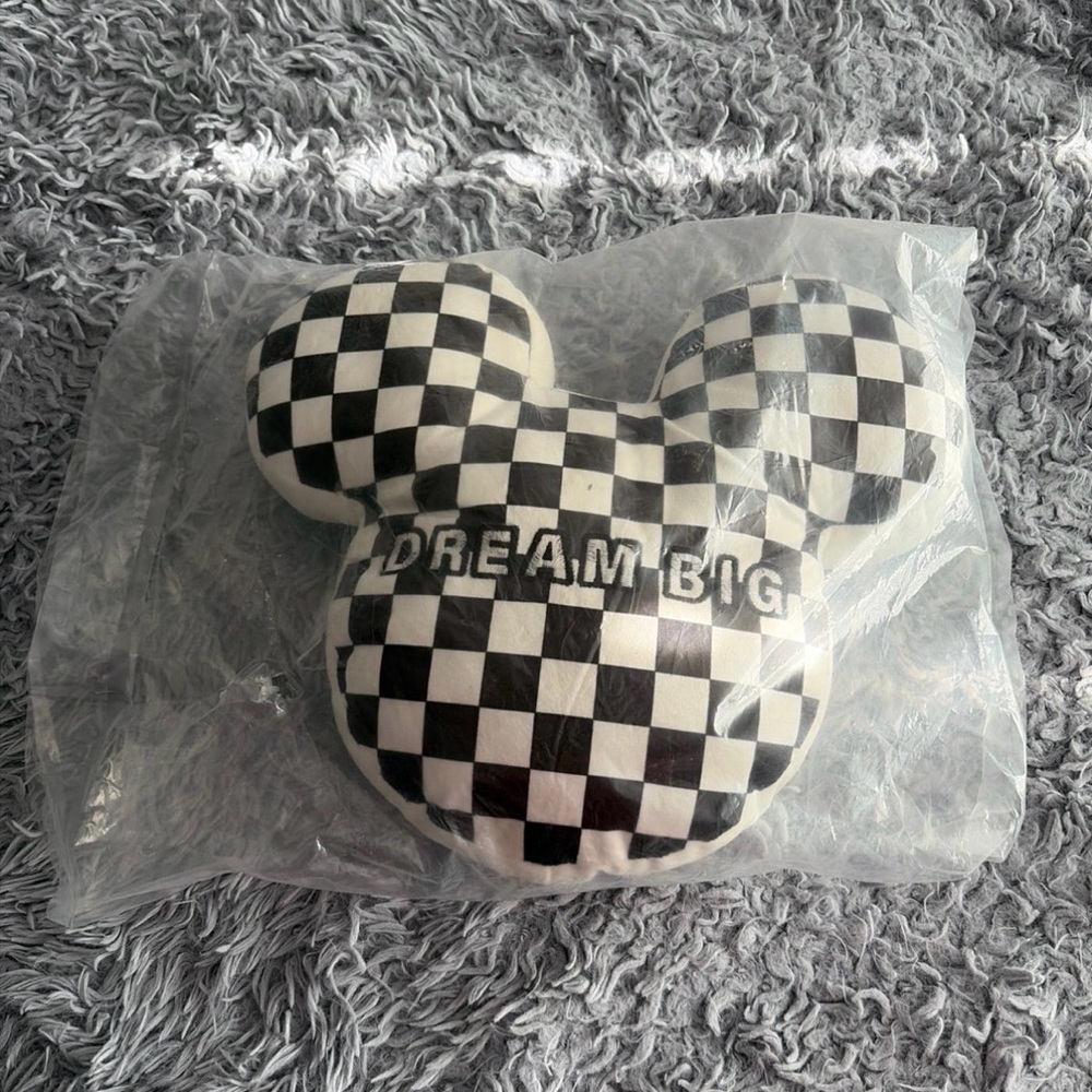 Made with Magic (magical mamas handmade) Checkered Mickey Mouse Dream Pillow